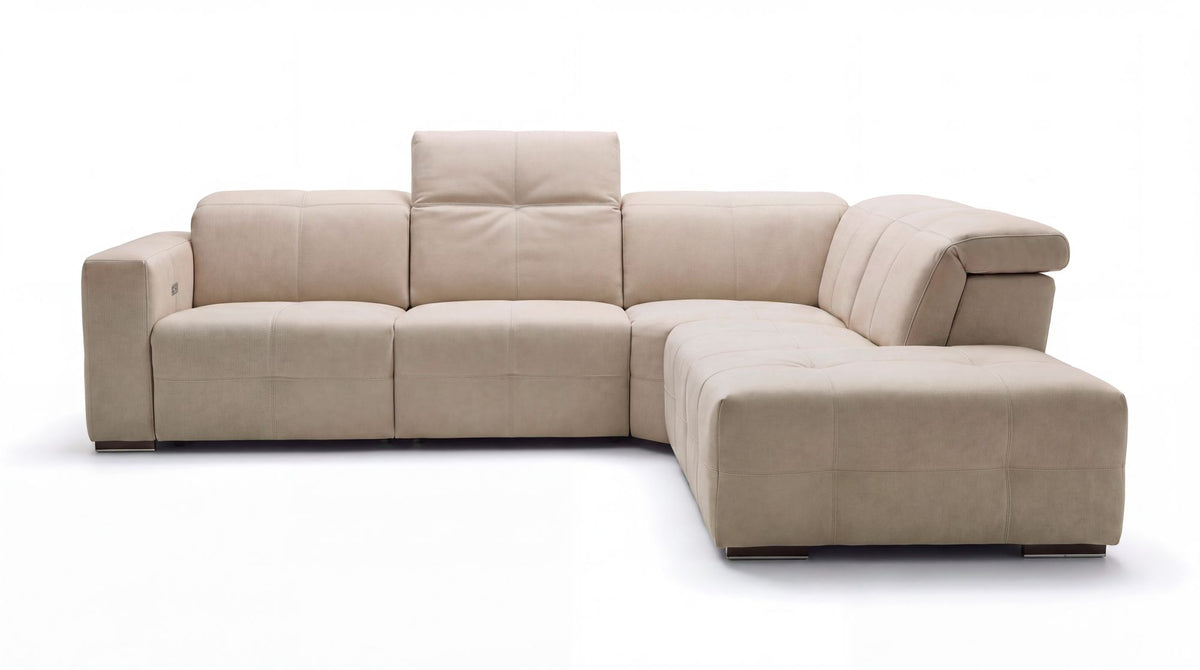 Sauvanne Electric Recliner Corner Sofa Cashmere Opale