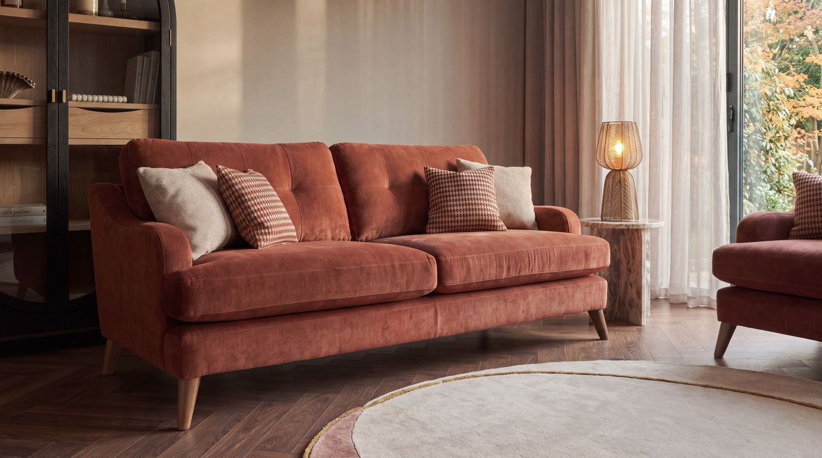 Jordan Fabric Extra Large Sofa
