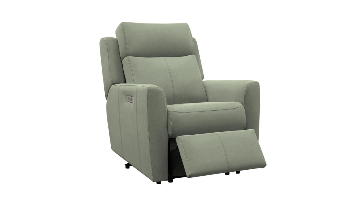 Zeno Leather Power Recliner Armchair