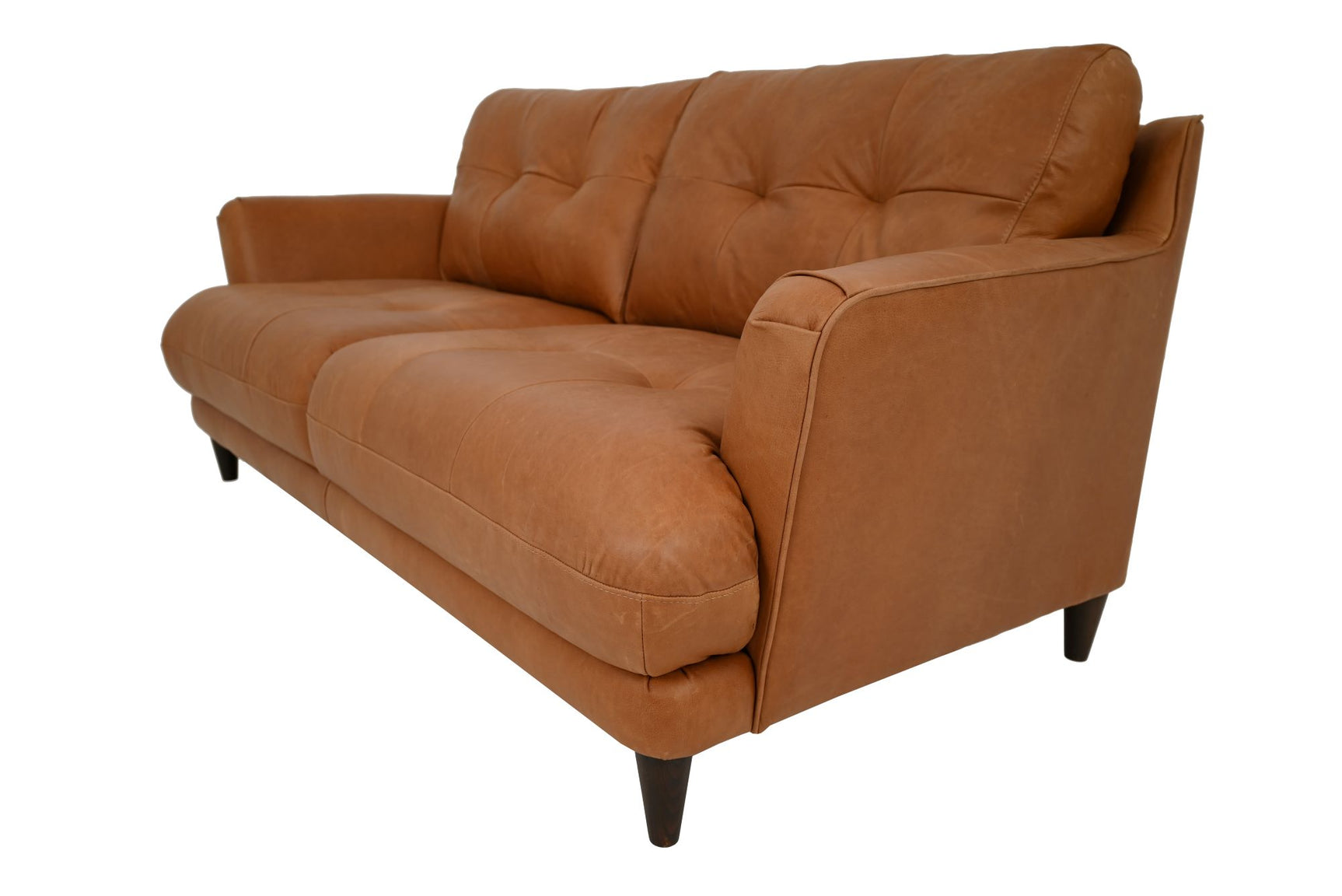 Azriel 2 Seater Natural Leather Sofa