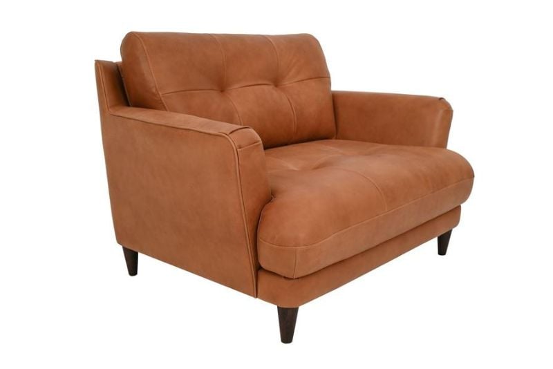 Azriel Maxi Natural Leather Chair