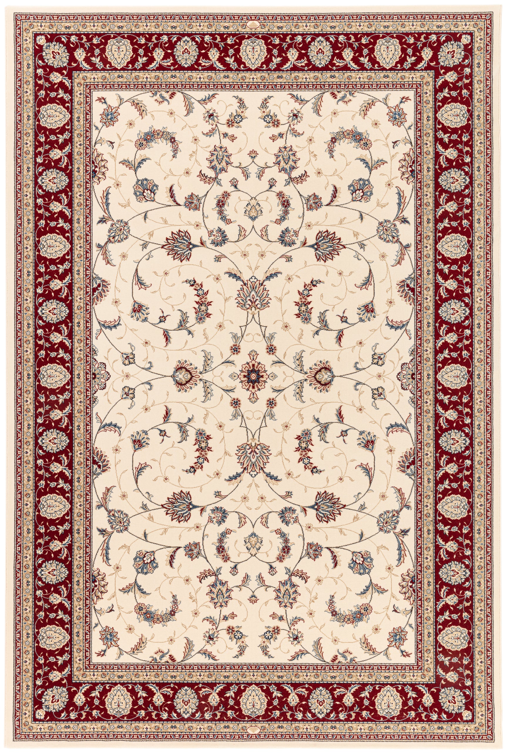 Ballyfin Cream Red Rug