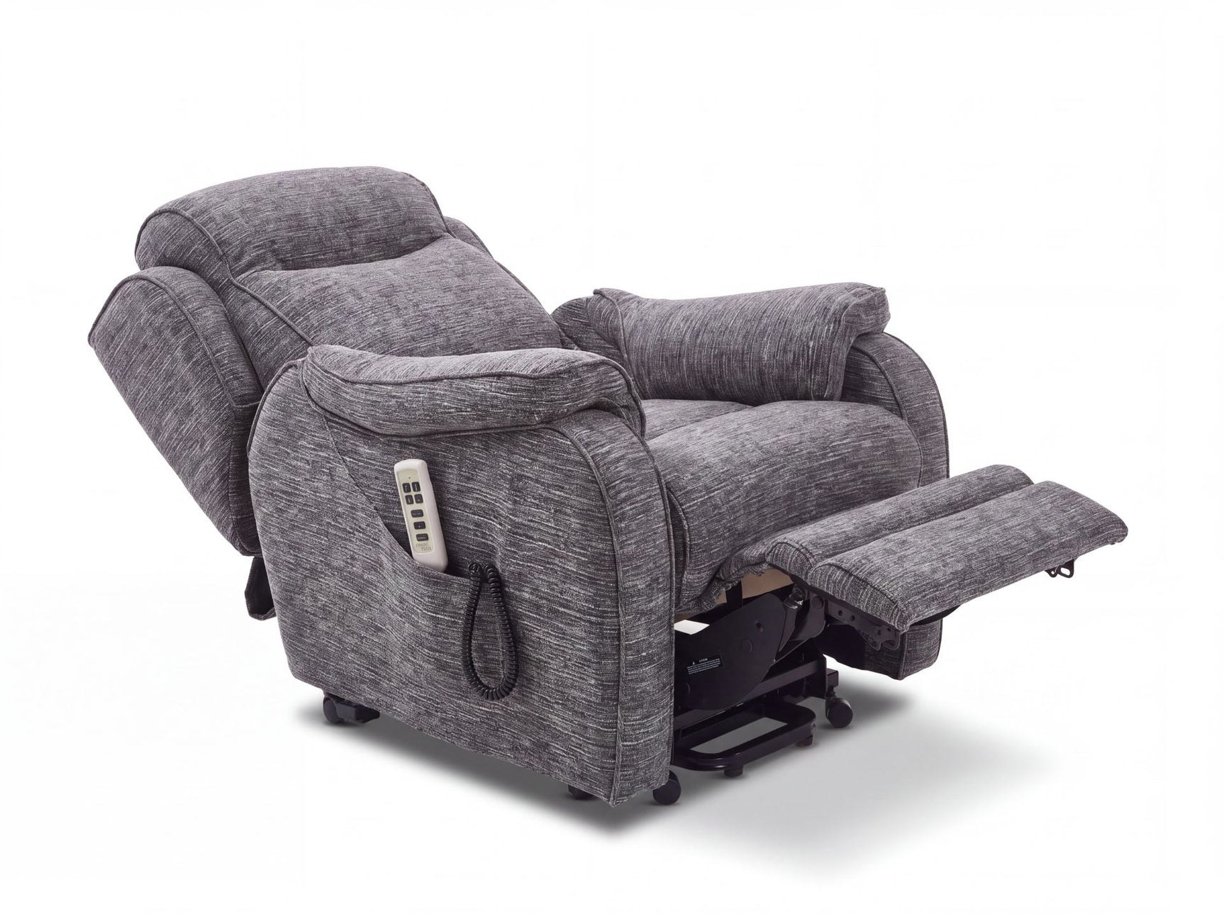 Boston Power Rise and Recline Armchair Waffle Slate