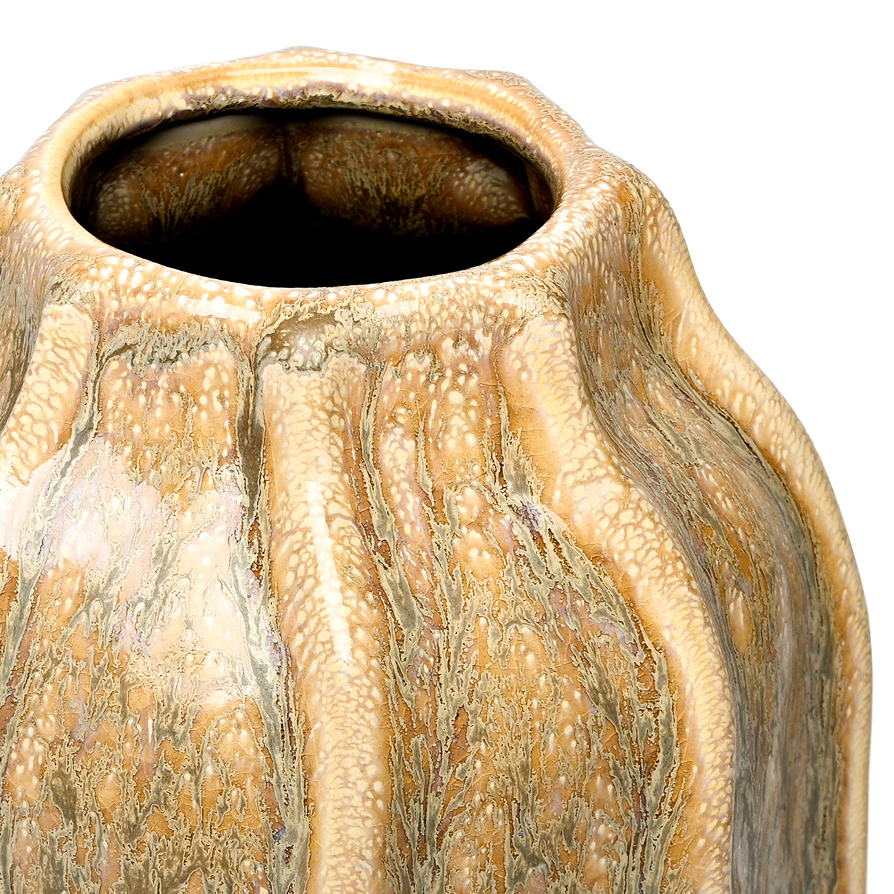 Colston Reactive Glaze Large Vase