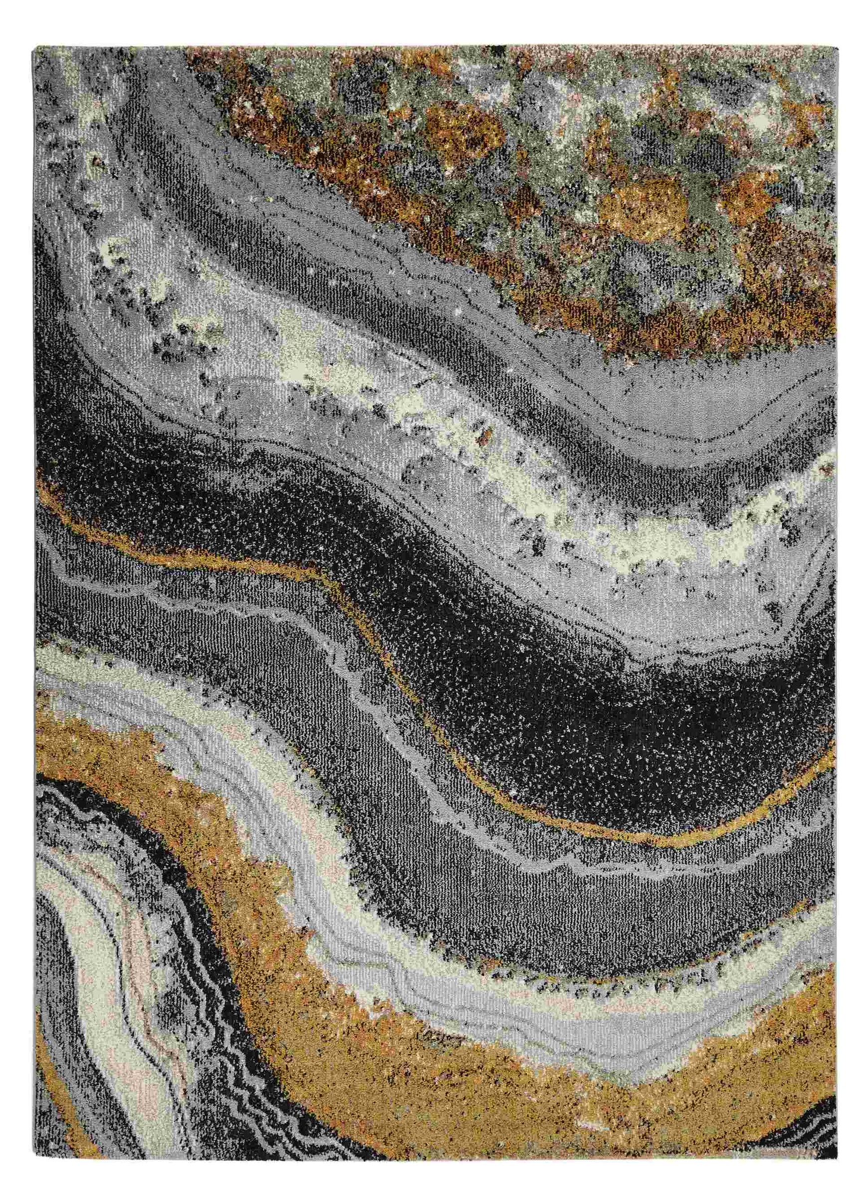Concept Looms AMA103 Grey Blue Bronze Rug
