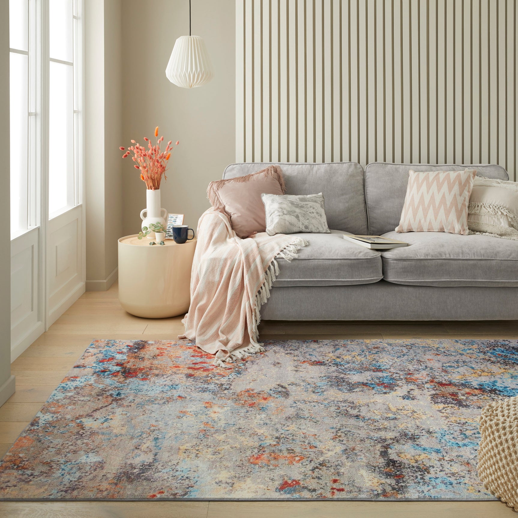 Concept Looms LUX01 Washable Rug Light Multicolour