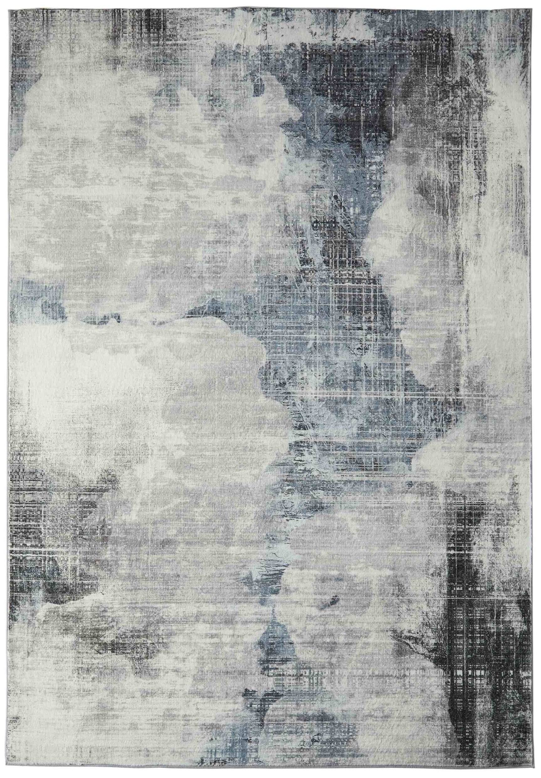 Concept Looms LUX14 Washable Rug Grey