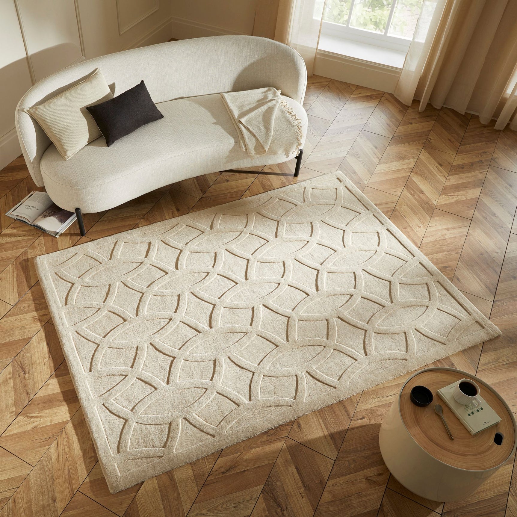 Concept Looms PRI101 Priory Rug Beige