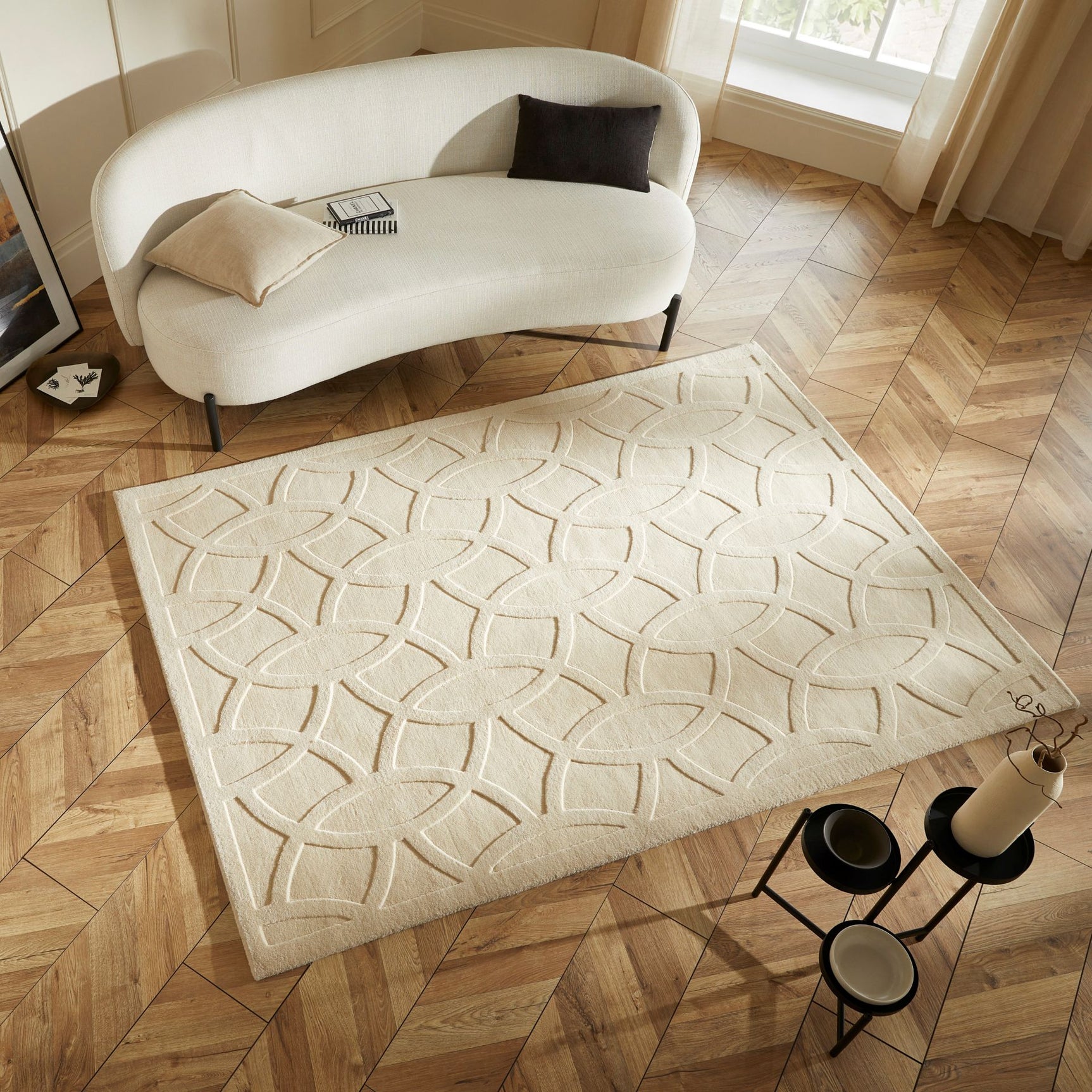 Concept Looms PRI101 Priory Rug Ivory