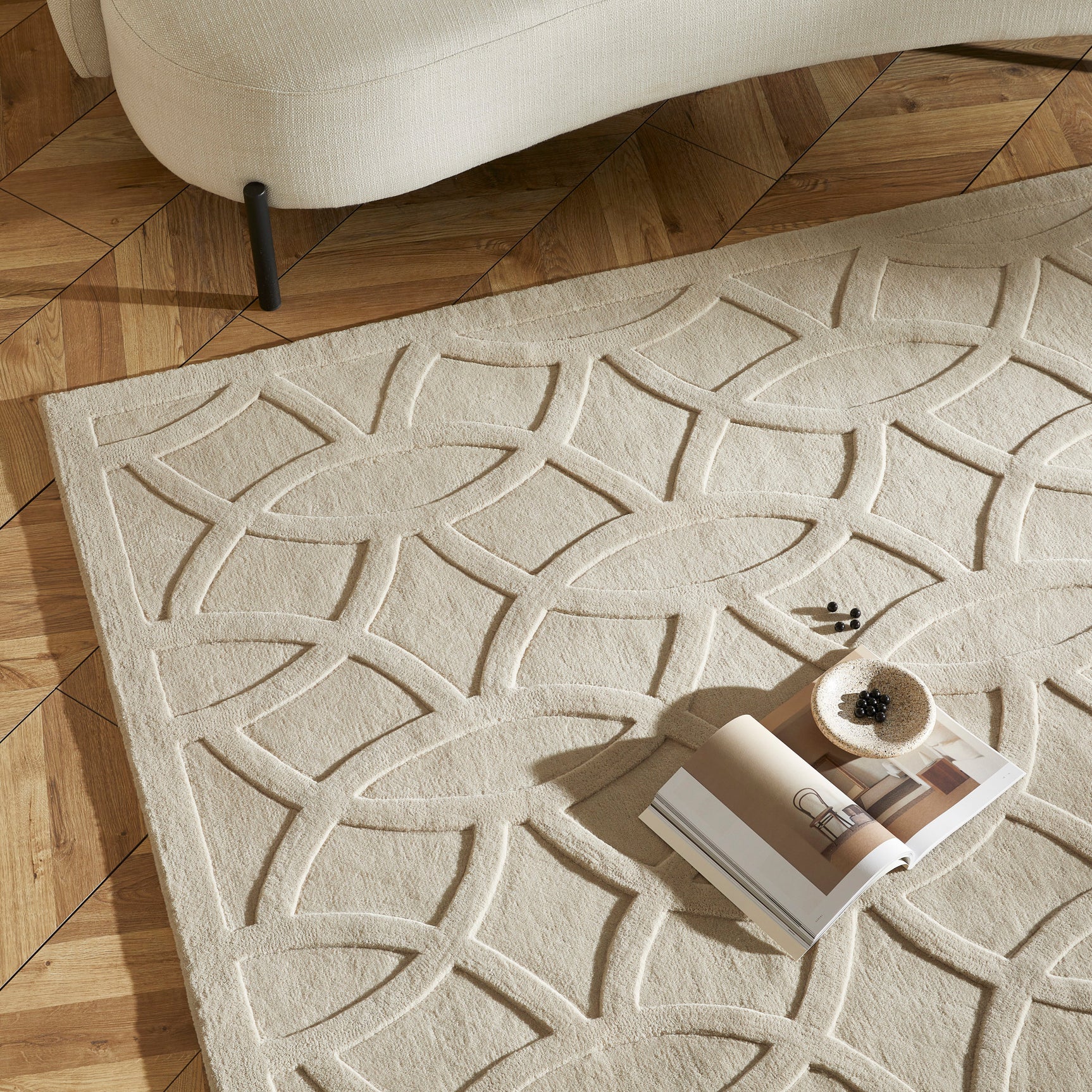 Concept Looms PRI101 Priory Rug Taupe