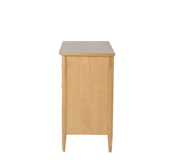 Ercol Teramo Oak 5 Drawer Wide Chest