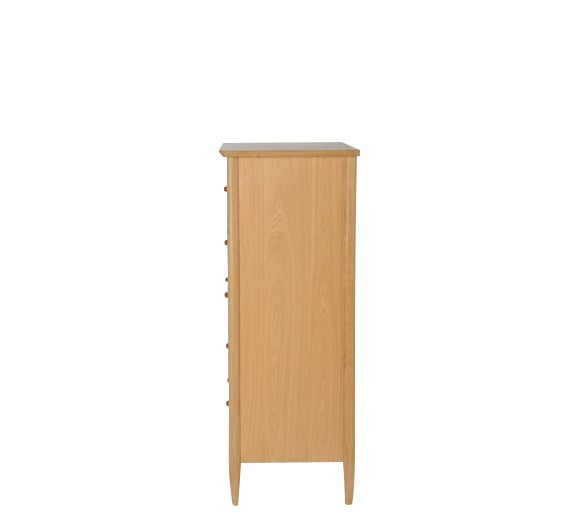 Ercol Teramo Oak 7 Drawer Tall Wide Chest