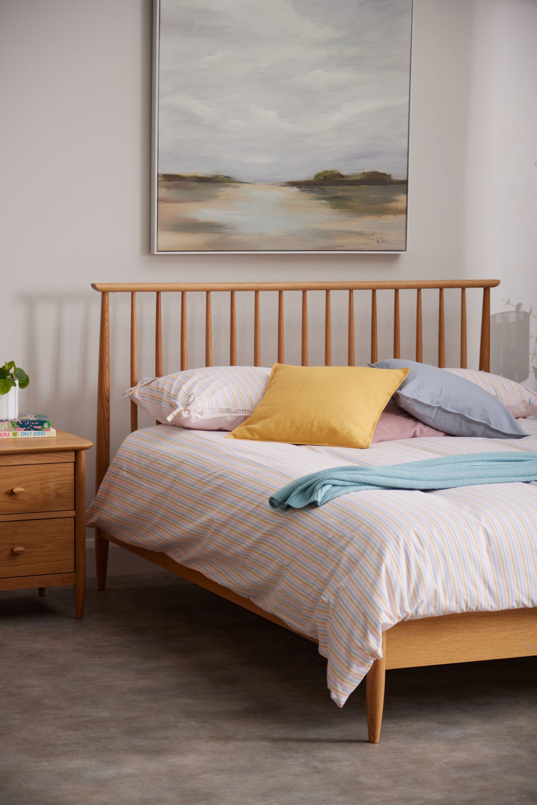 Ercol Teramo Oak Bed Frame