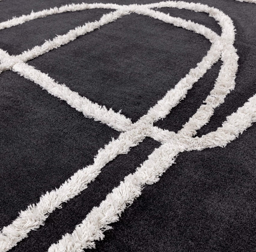 Infinity Rug Charcoal