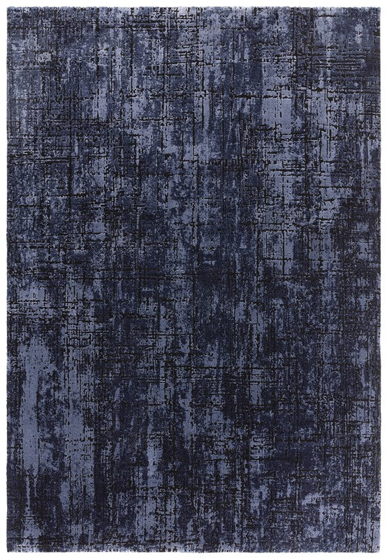 Kuza Rug Abstract Navy