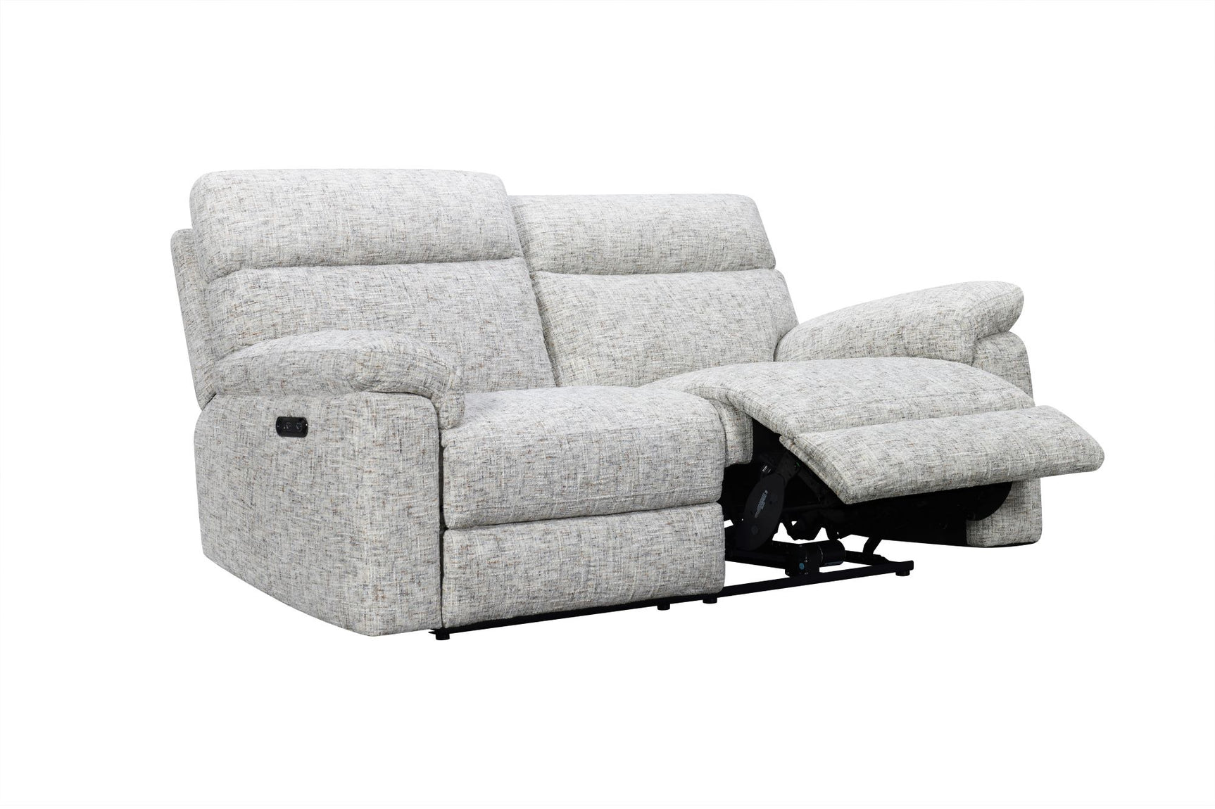 Lazzaro Power Recliner 3 Seater Sofa Odyssey Frost