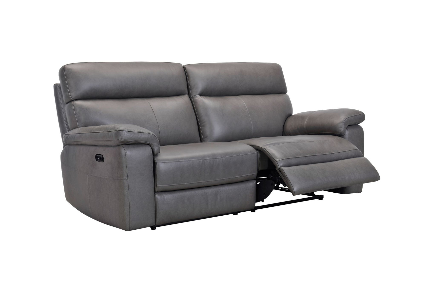 Lazzaro Power Recliner 3 Seater Sofa Rangers Charcoal