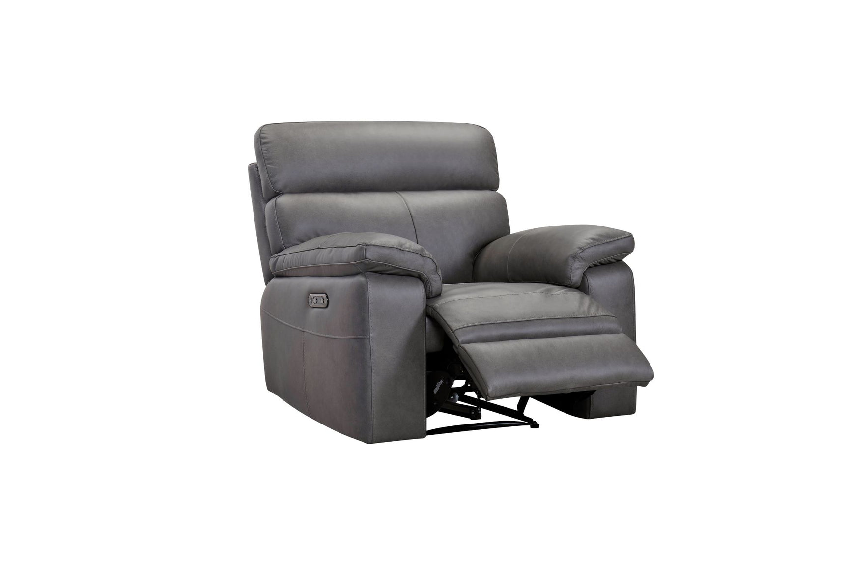 Lazzaro Power Recliner Armchair Rangers Charcoal