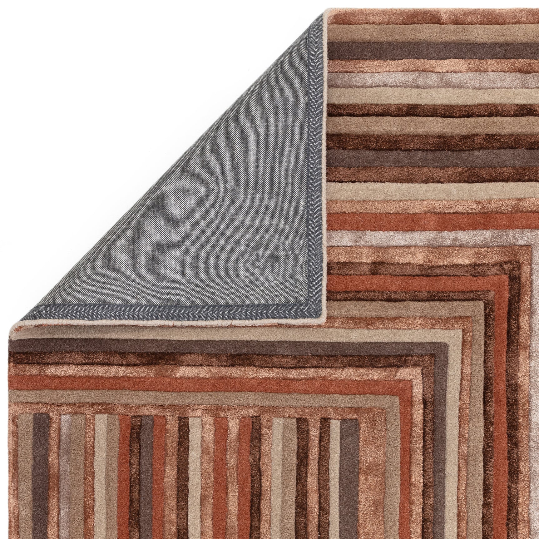 Matrix Network Rug Terracotta
