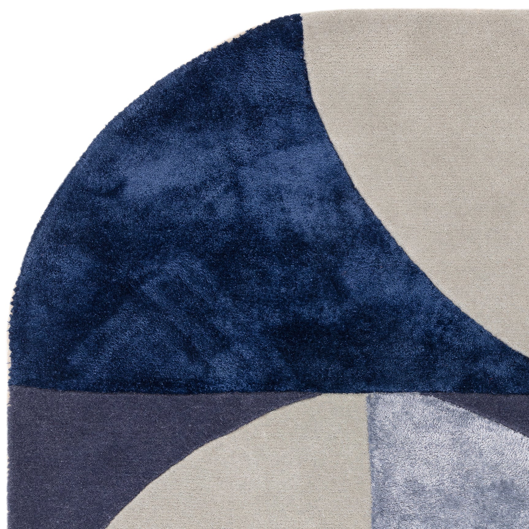 Matrix Oval Rug Indigo