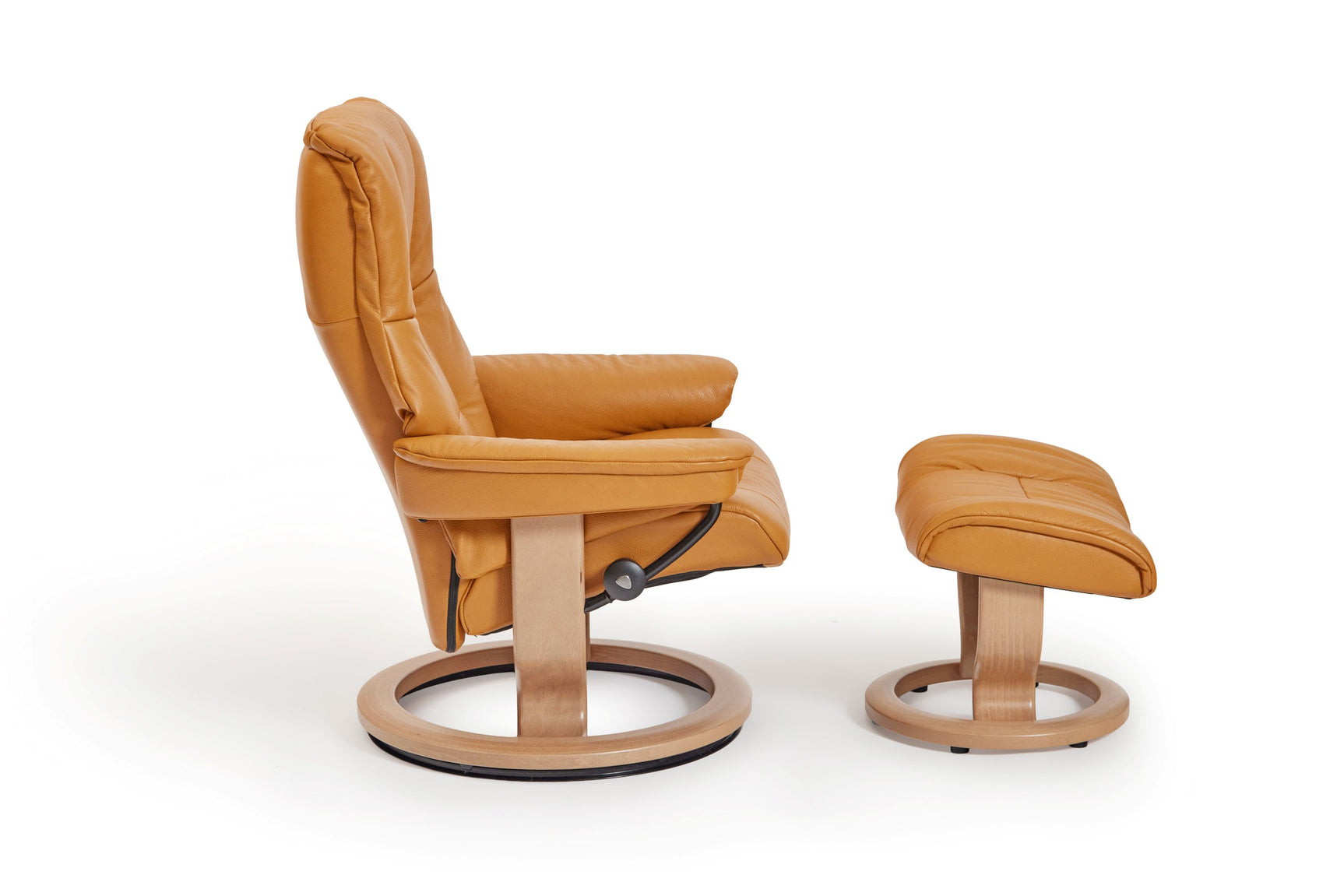 Mayfair Chair & Stool Medium Cori Tan Leather