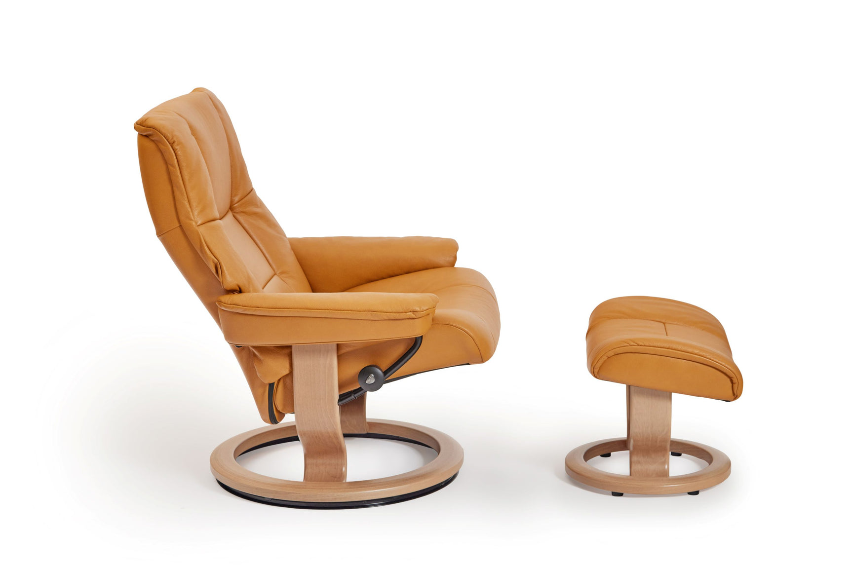 Mayfair Chair & Stool Medium Cori Tan Leather