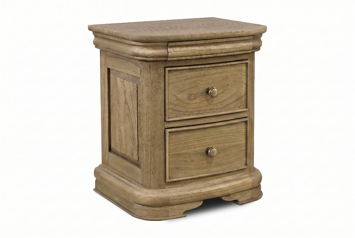 Merville 3 Drawer Bedside Table