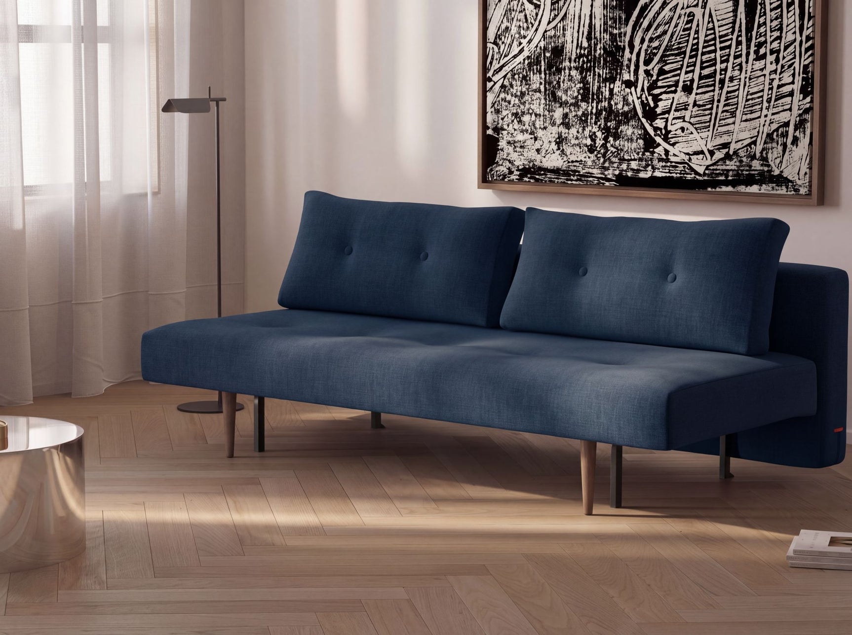 Mirna Blue Sofa Bed