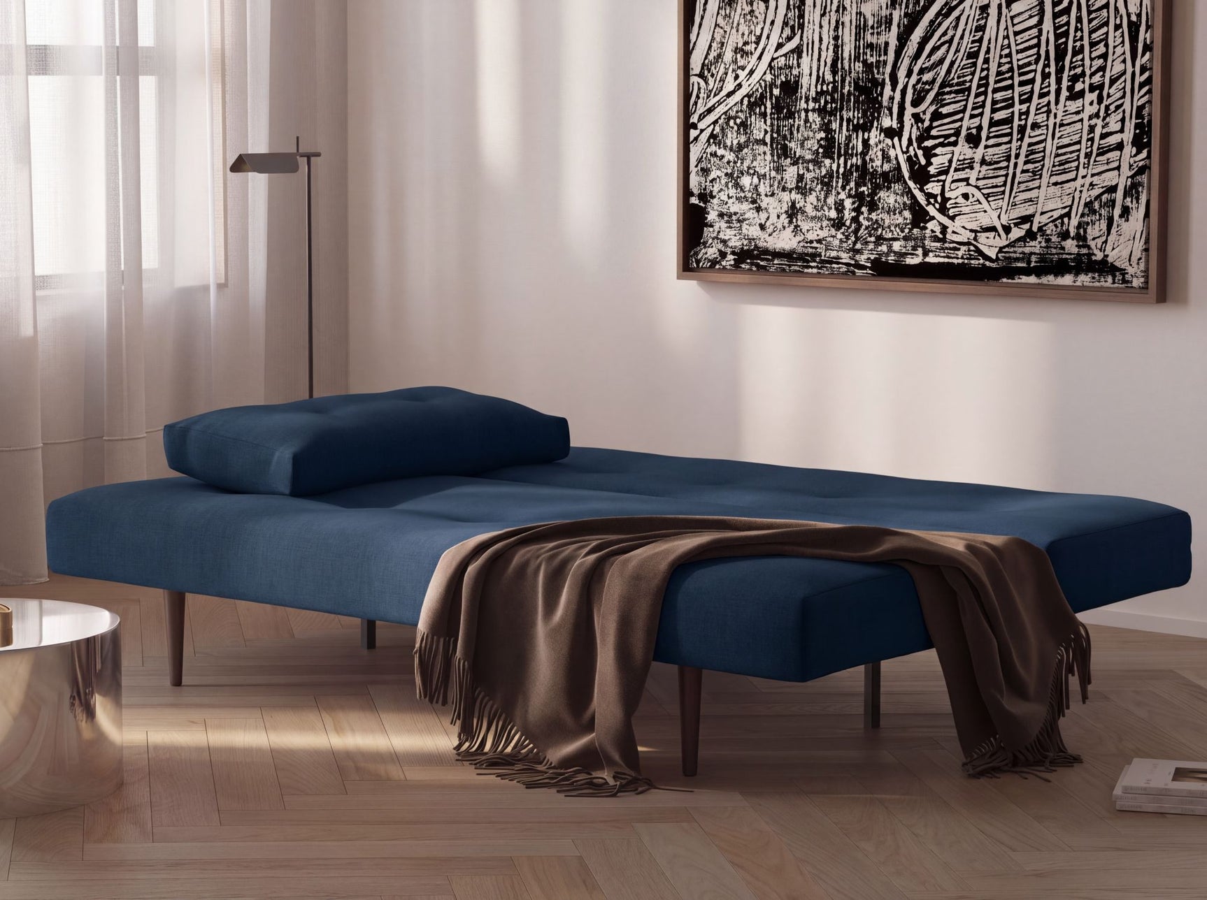 Mirna Blue Sofa Bed