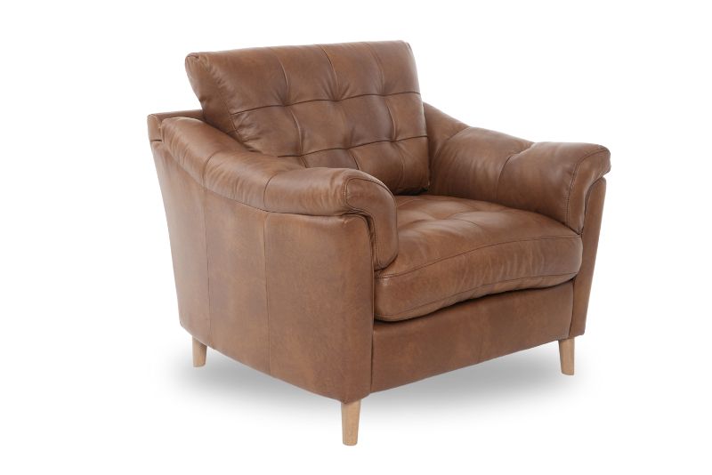 Newmarket Chair - Leather Tote Tobacco