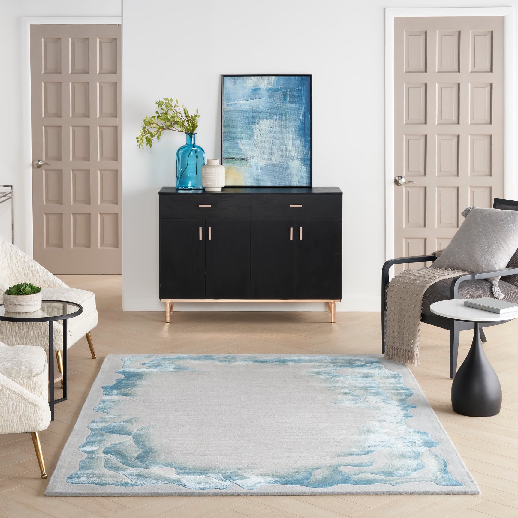 Prismatic Rug PRS22 Sea Mist Blue