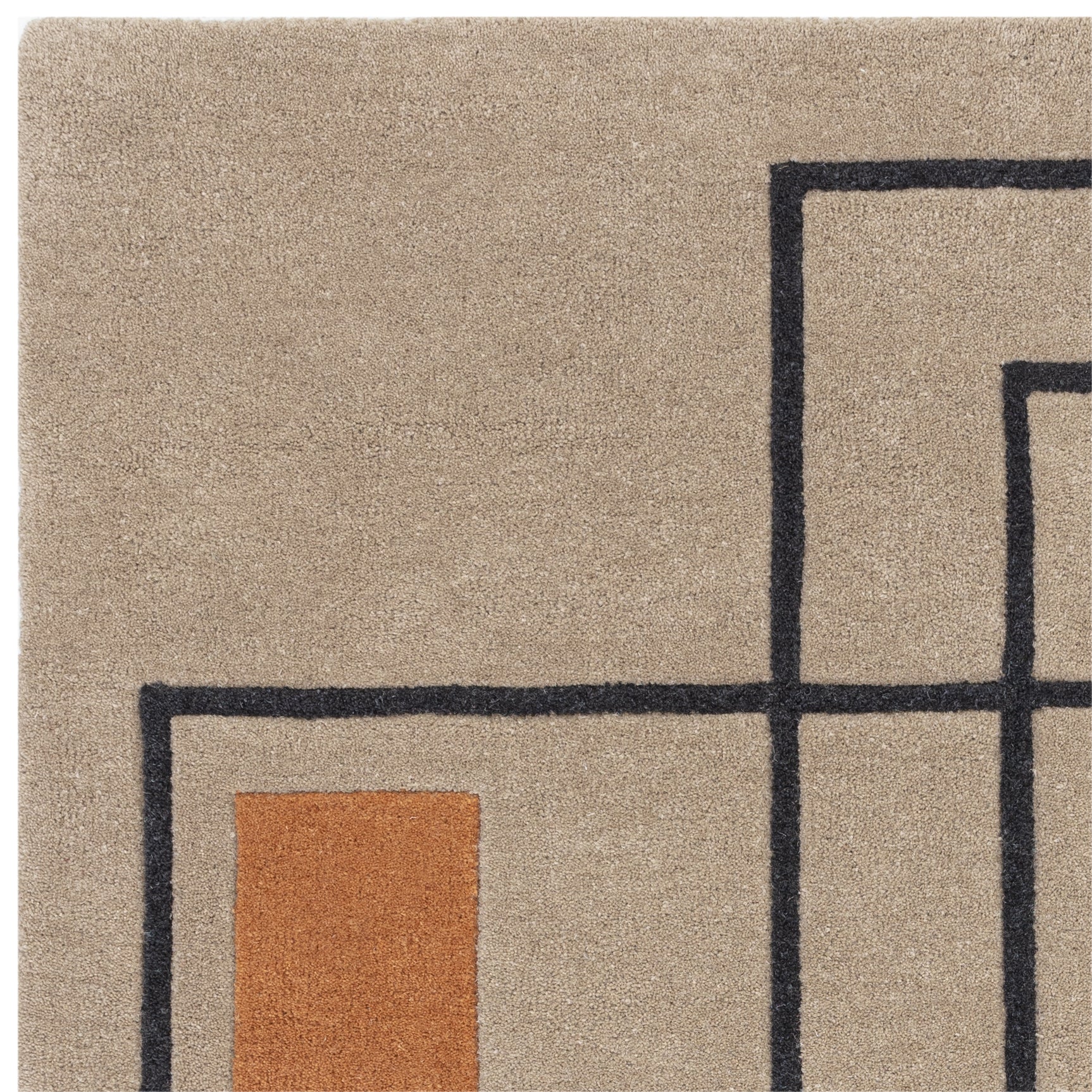 Reef Rug RF20 Outline Terracotta