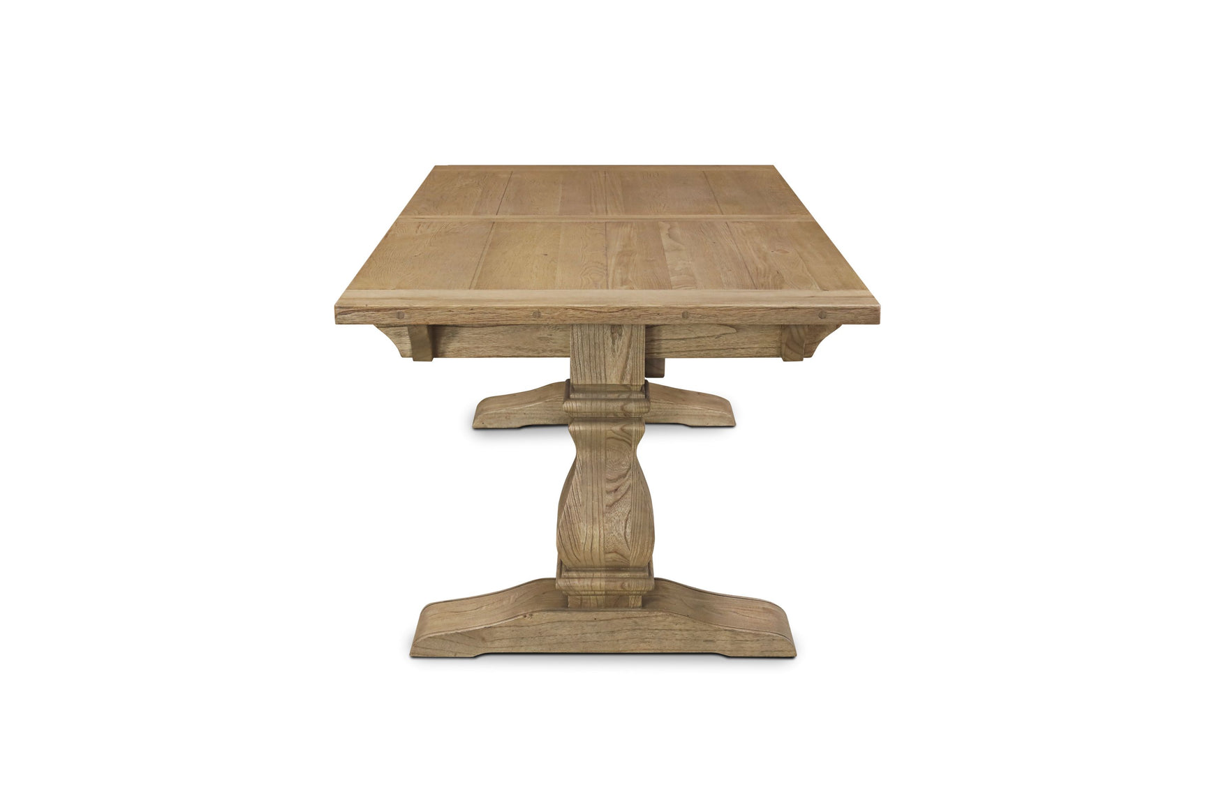 Sannita Rectangular Extending Dining Table Vintage Oak