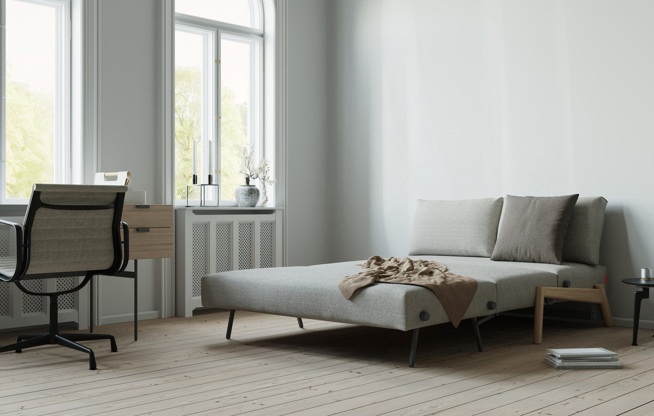 Selena 2 Seater Fabric Sofa Bed Kenya Gravel
