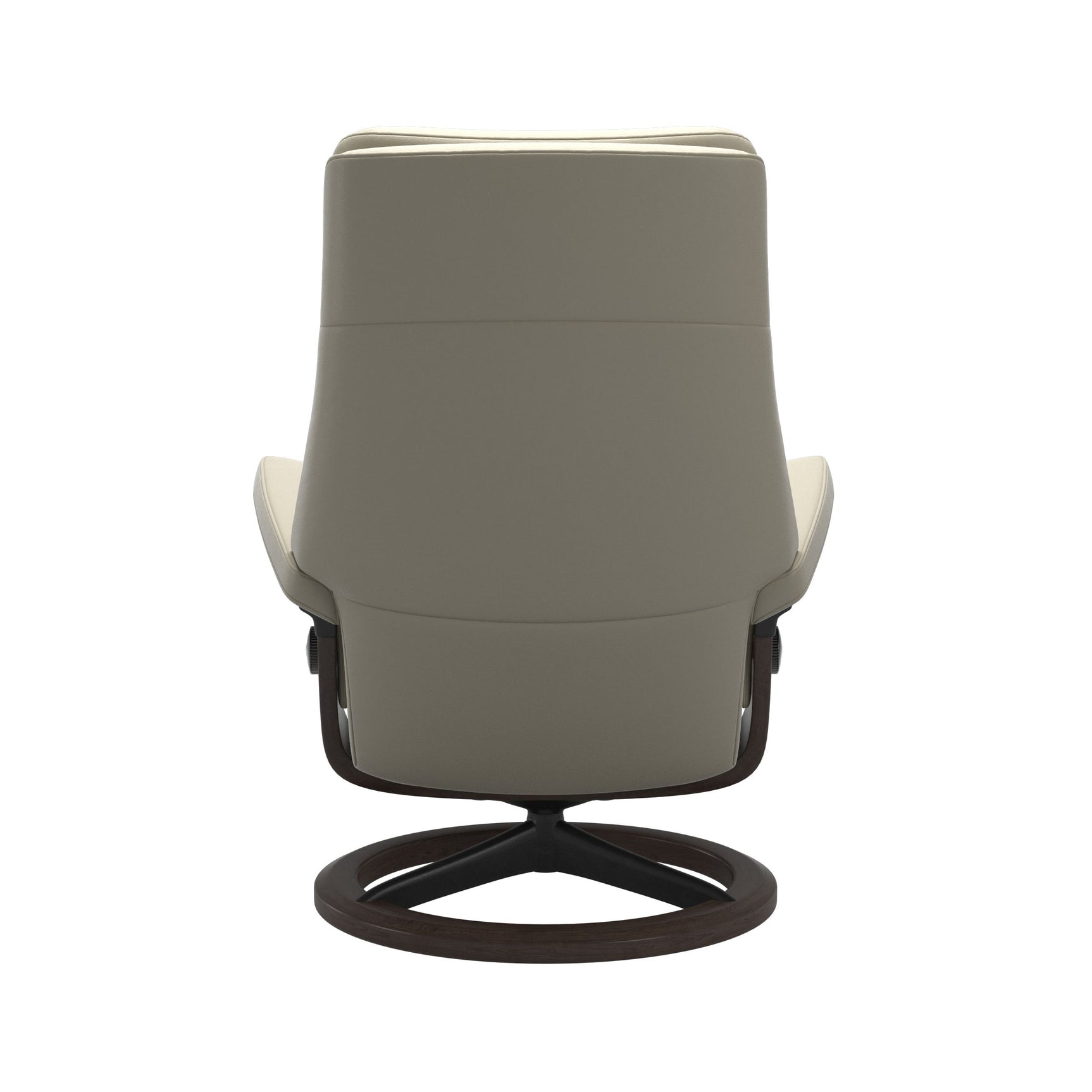 Stressless Paul M Recliner Light Grey Chair and Stool