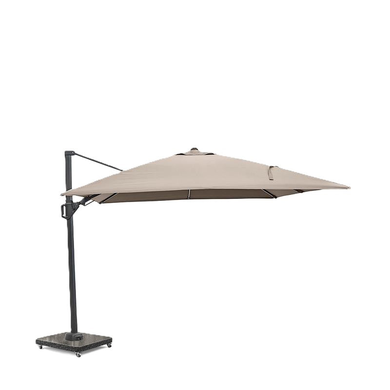 Taupe Glow Garden Parasol and Base