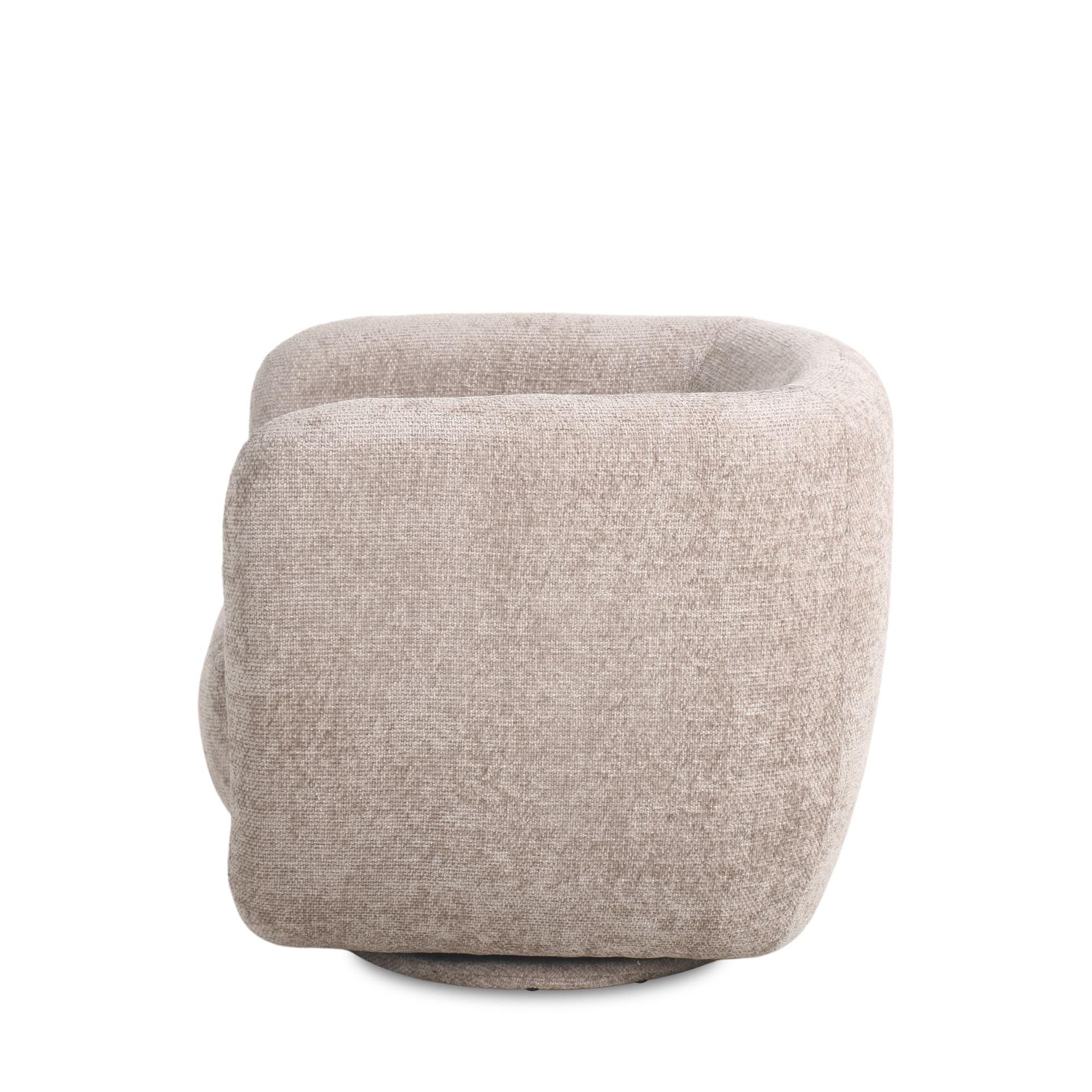 Arken Swivel Chair Beige
