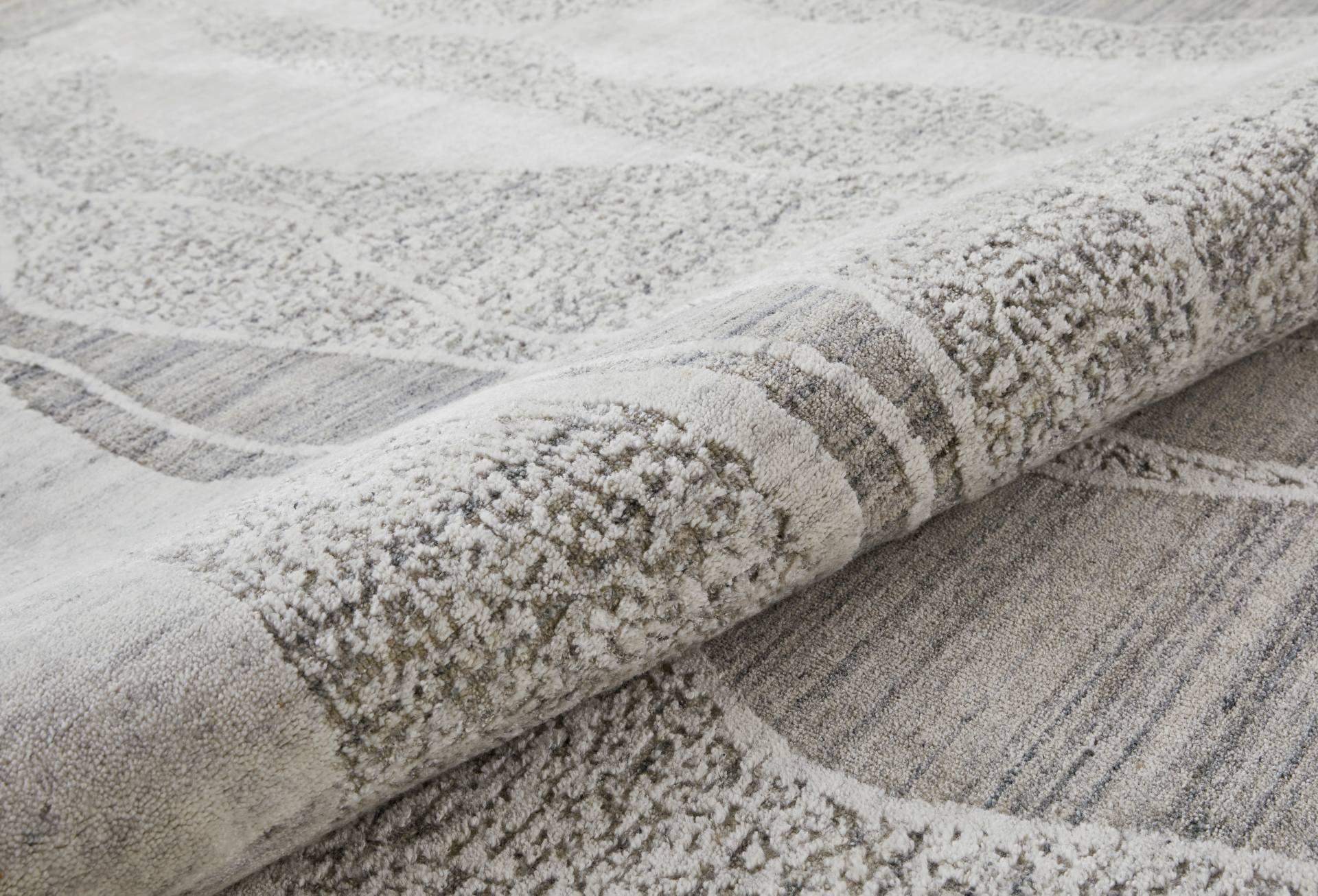 Concept Looms DU147 White/Light Blue Rug