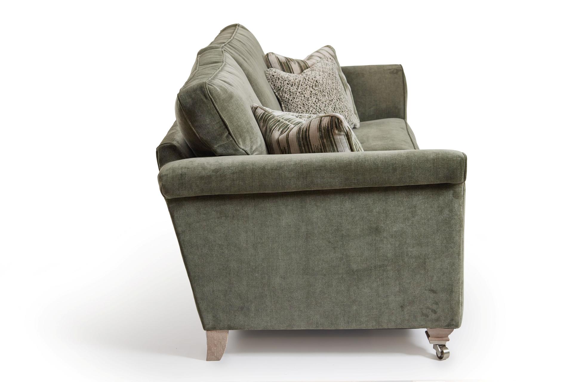 Elton Grand Sofa Sage Plain