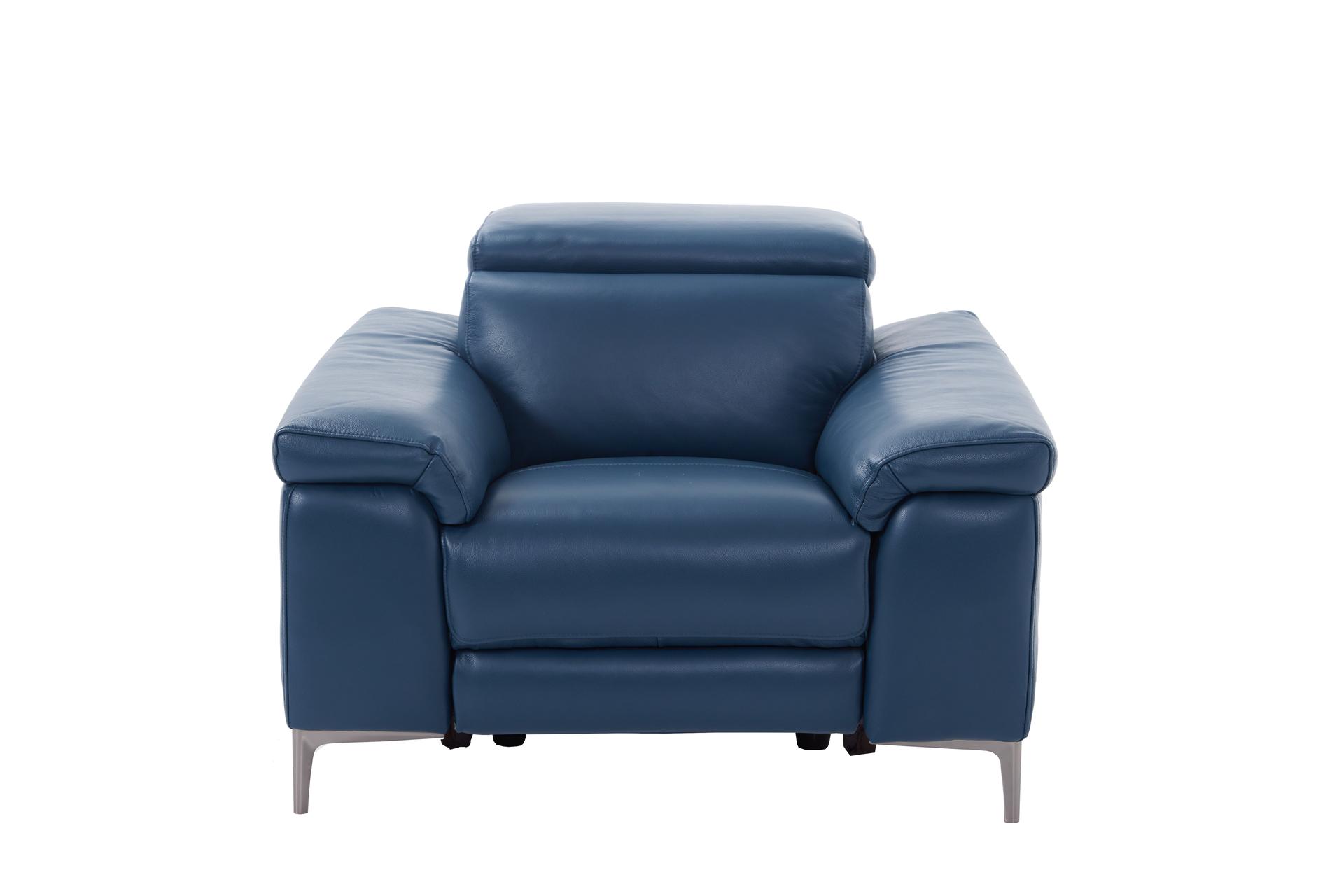 Rhys Electric Armchair Petrol Blue