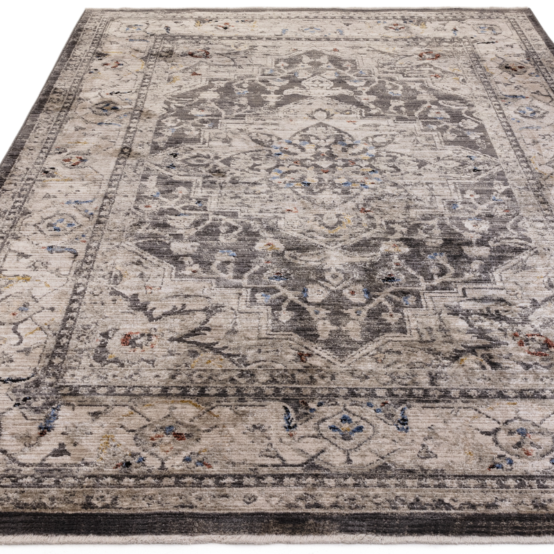 Sovereign Rug Charcoal Medallion