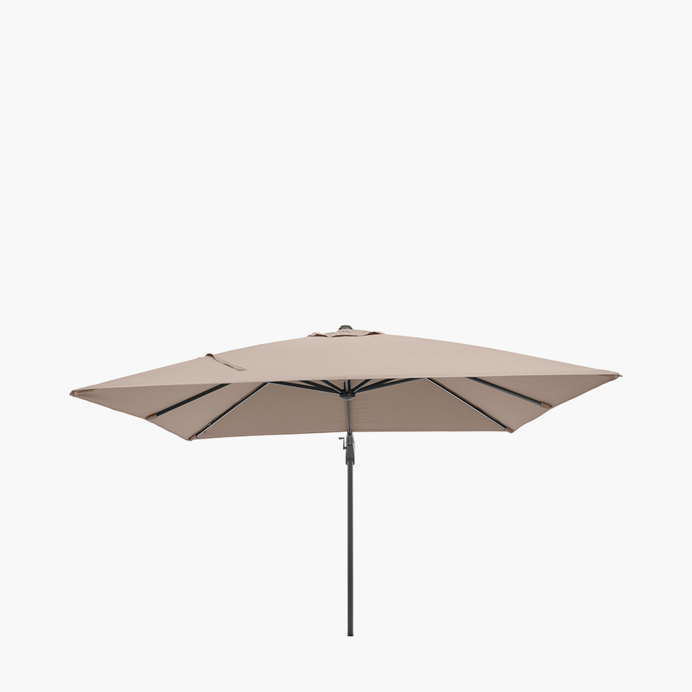 Taupe Glow Garden Parasol and Base