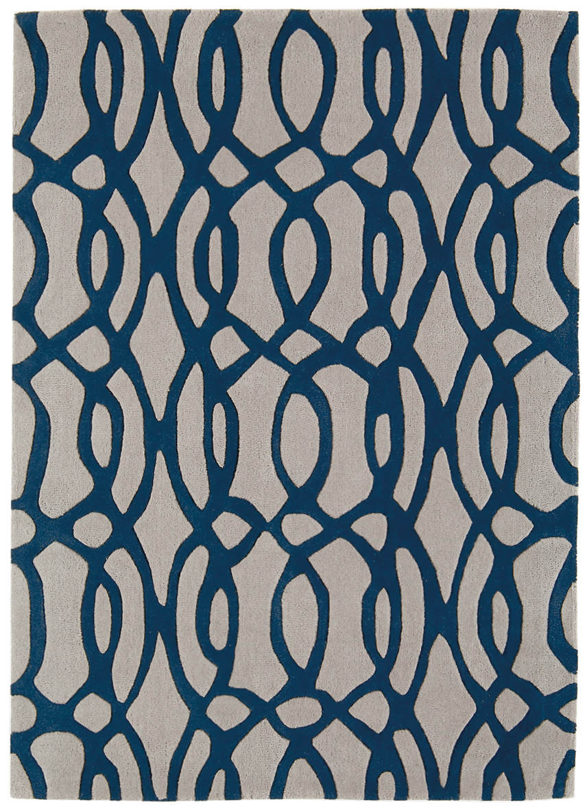 Matrix Rug Wire Blue