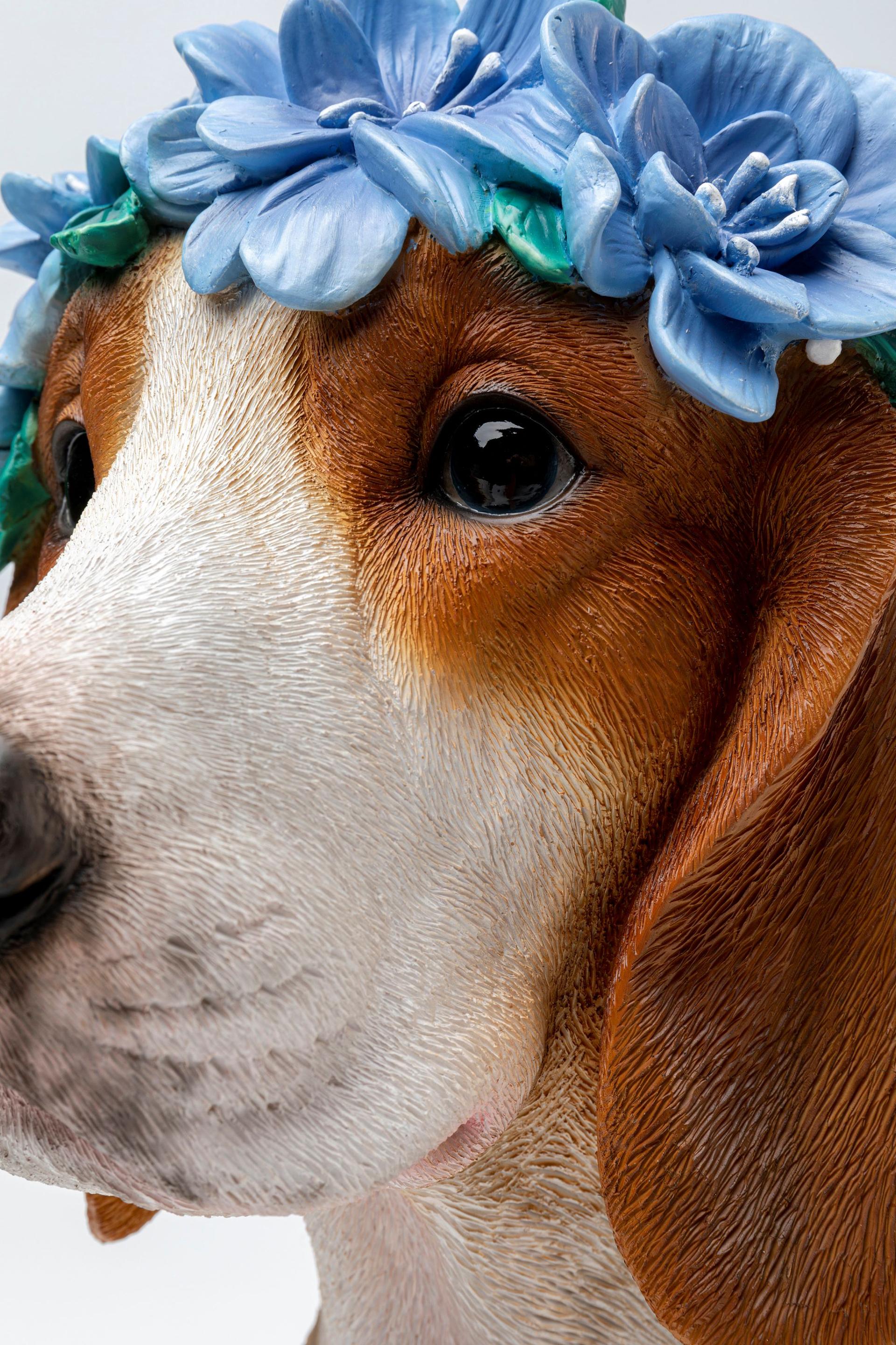 Flower Beagle Deco Object