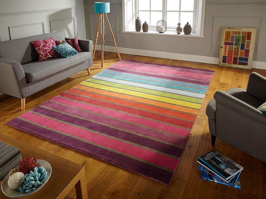 Illusion Candy Rug Multi