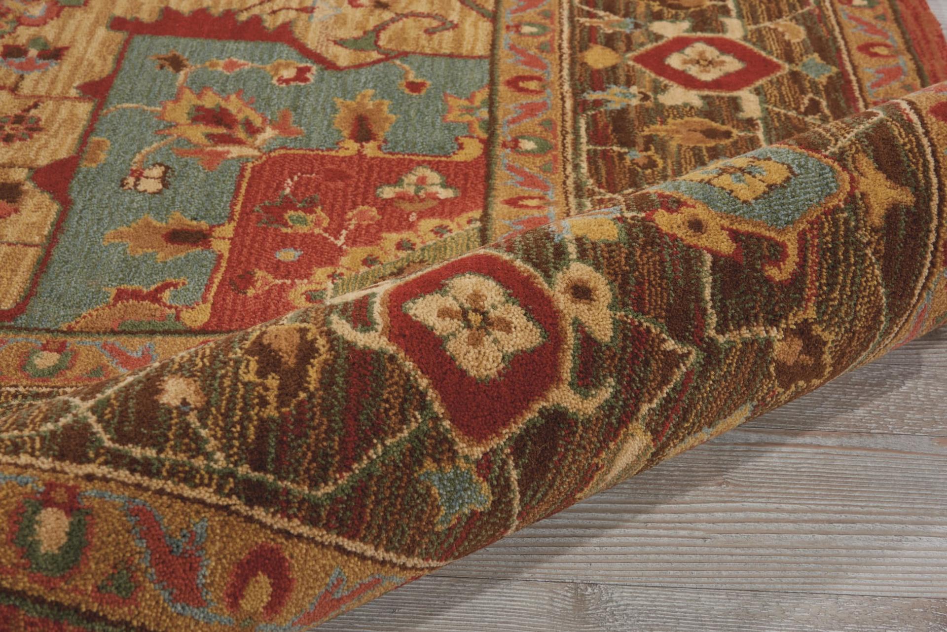 Living Treasures Rug LI01 Rust