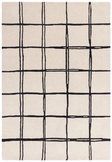 Albany Rug Grid Monochrome