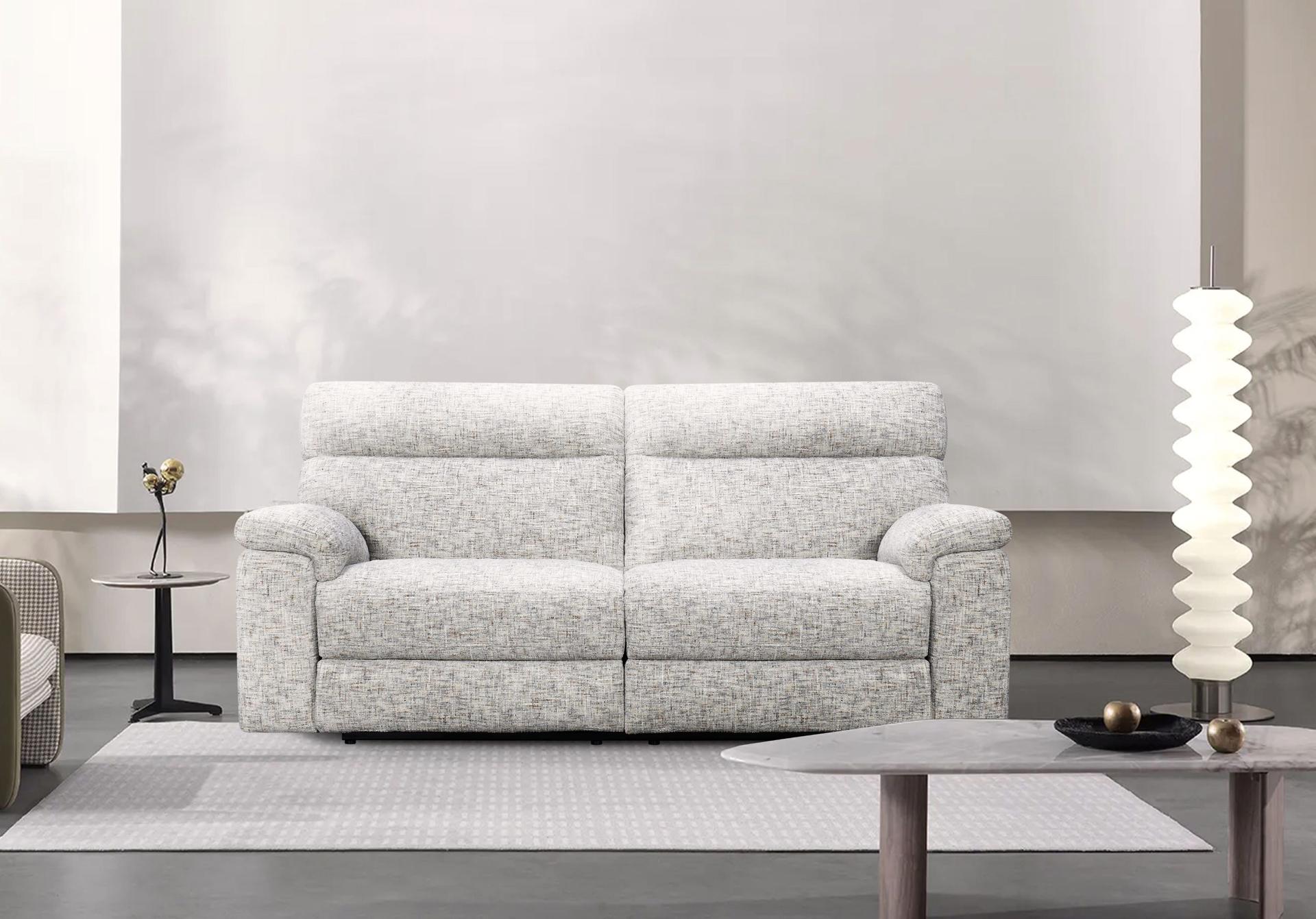 Lazzaro Recliner 3 Seater Sofa Odyssey Frost