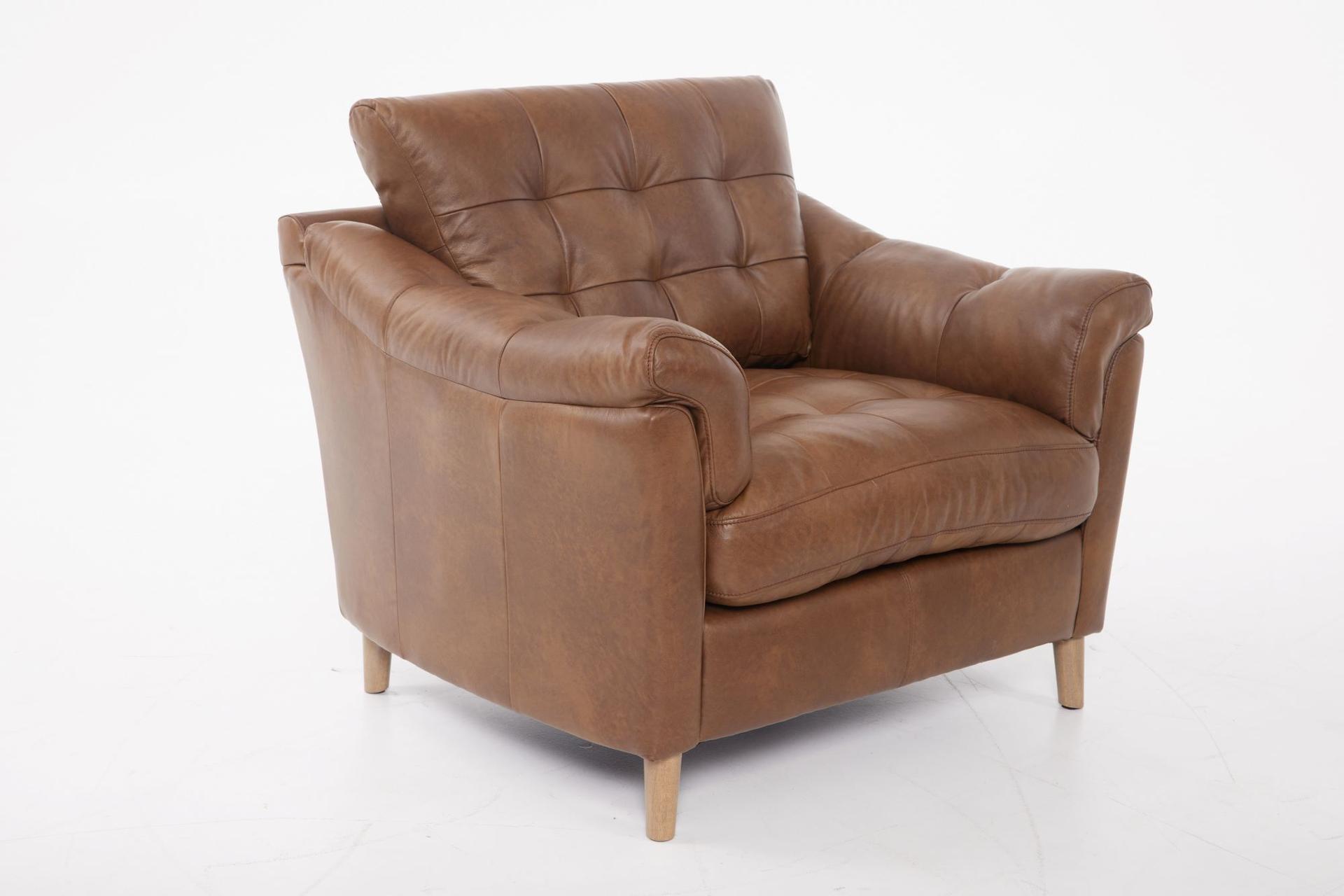Newmarket Chair - Leather Tote Tobacco