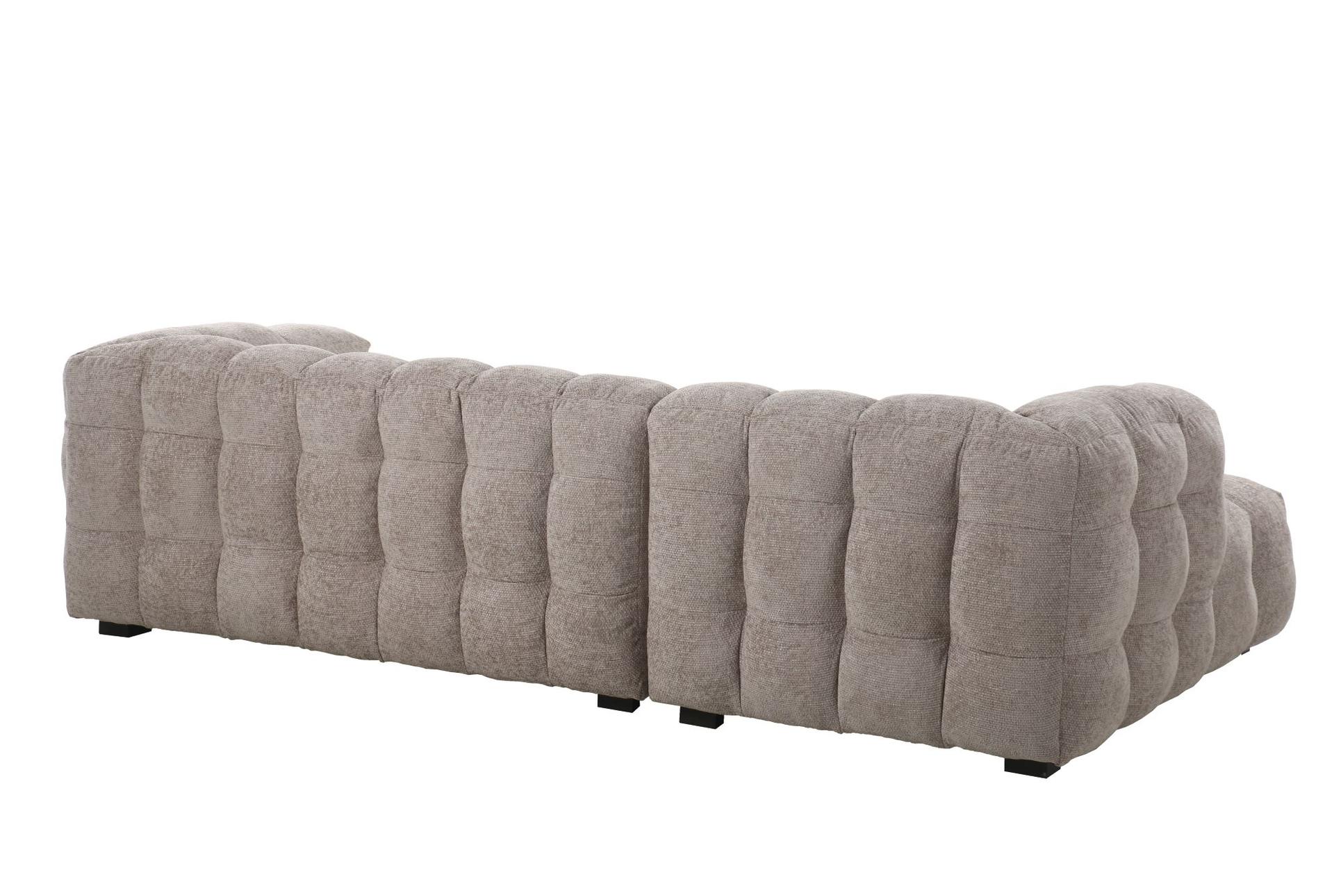 Alba Chaise Sofa LHF Fine Glam Beige